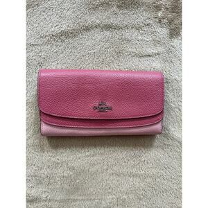 Coach Pebble‎ Leather Wallet